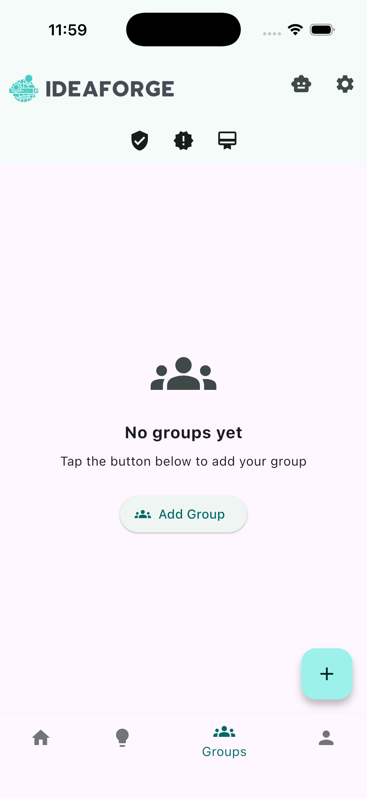 No groups yet